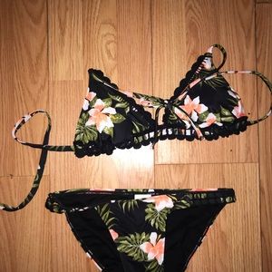 floral print bikini